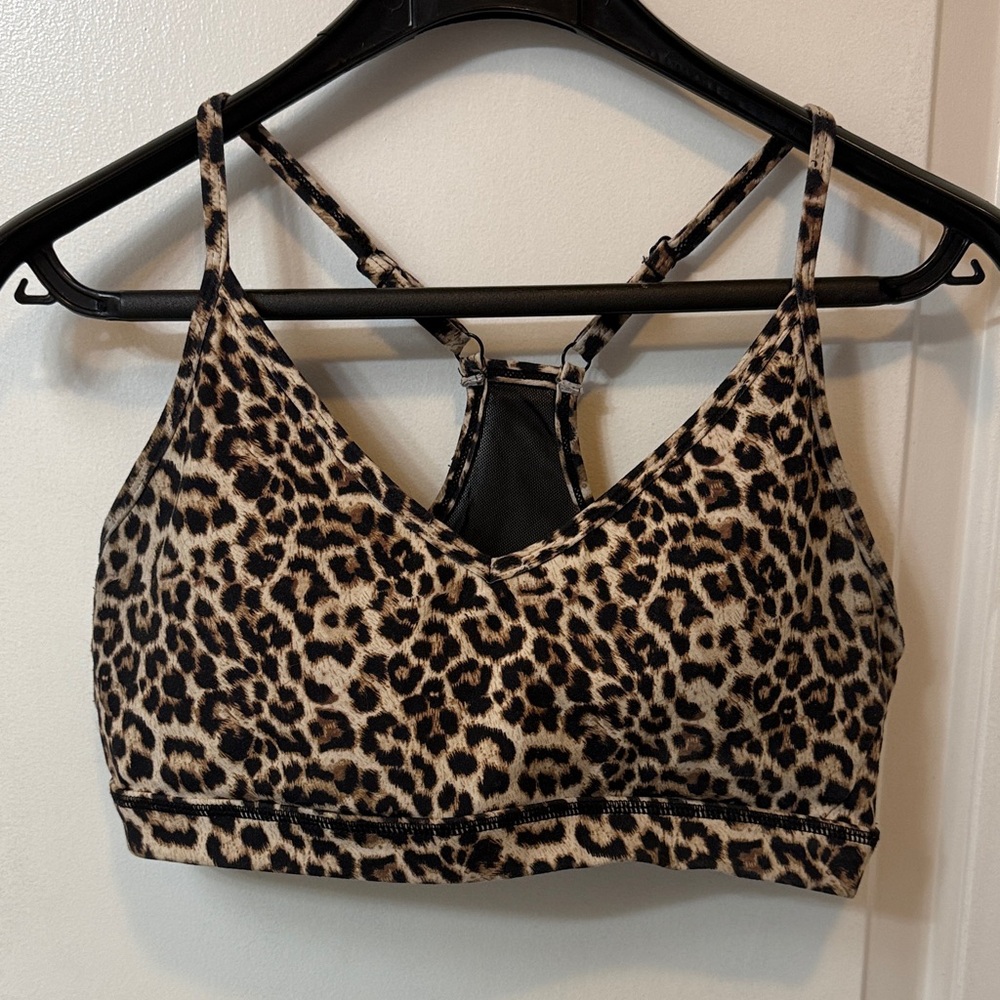 Leopard Print Sports Bra